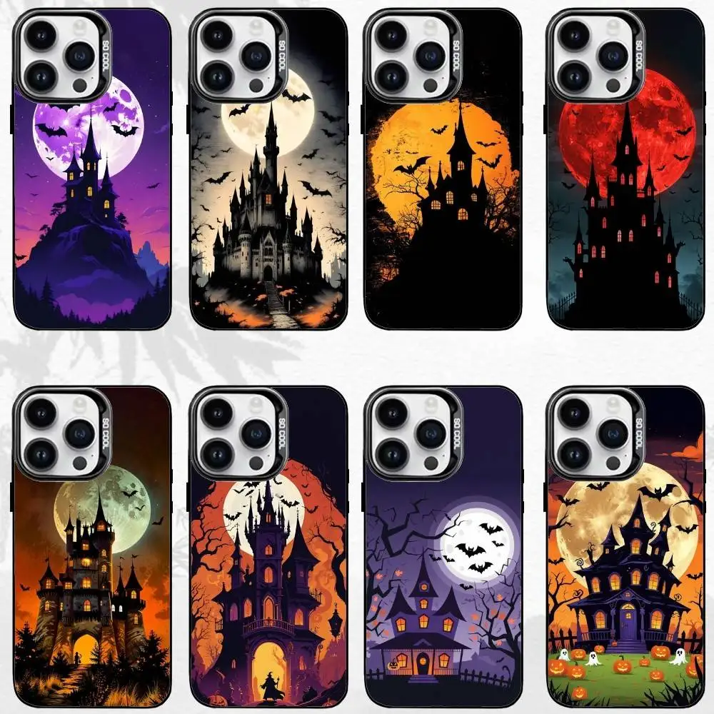 

C-Castle halloween Phone Case For iPhone17,16,15,14,13,12,11 Plus,Pro Max Black Matte Shockproof Cover