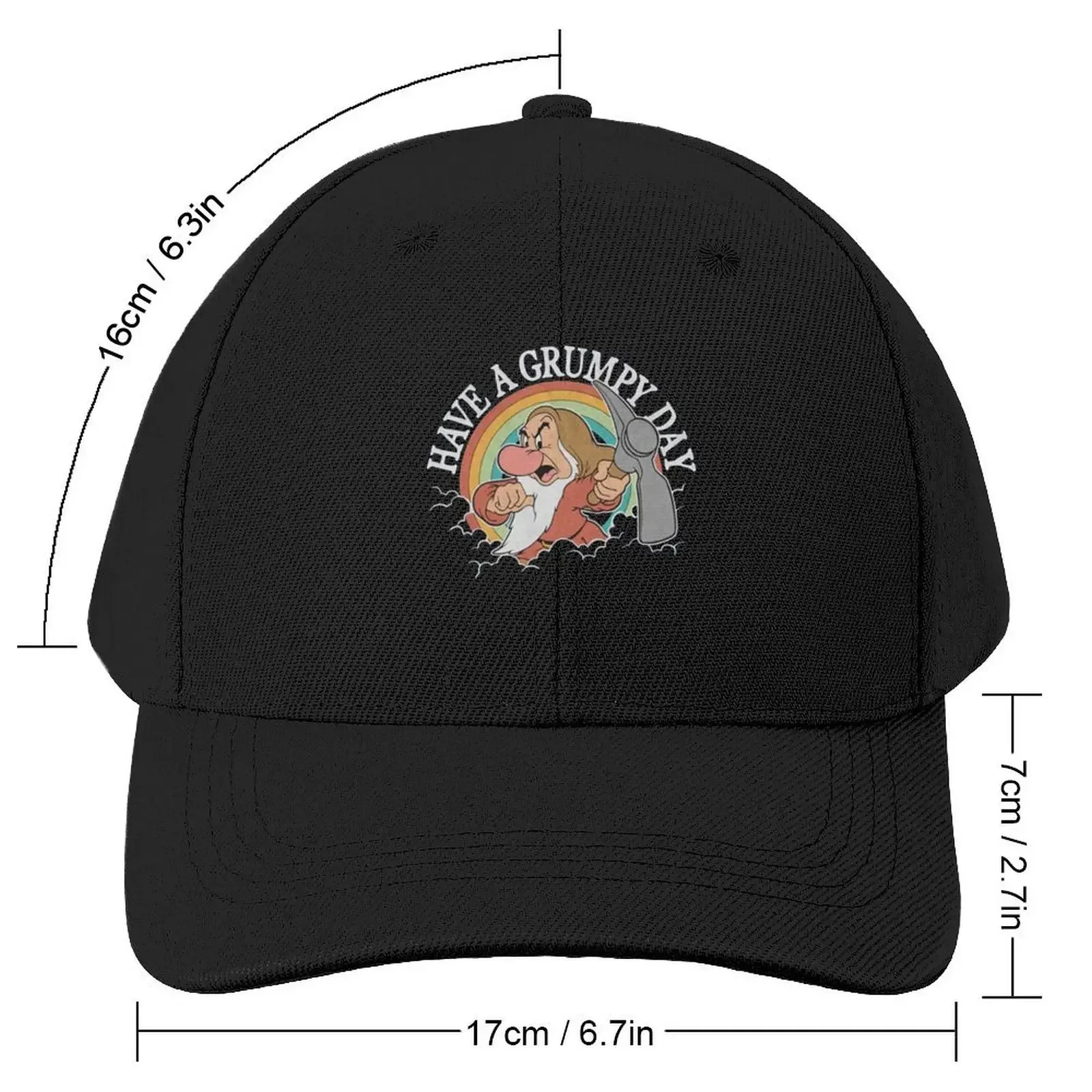 have a grumpy day Baseball Cap Custom Cap Hip Hop Ball Cap Men Hats Women's