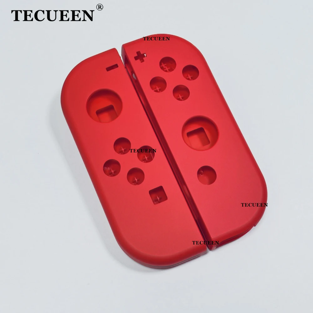 Joy-Con Cangkang Pengganti Edisi Terbatas untuk Casing Rumah Nintendo Switch DIY Cangkang Belakang Depan untuk Tema Mario Merah