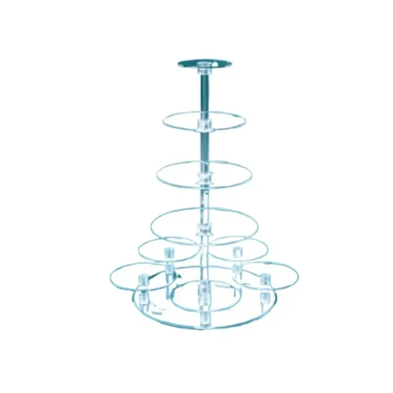 Hot Sale High Quality 5 Layer Acrylic Wedding Cake Rack