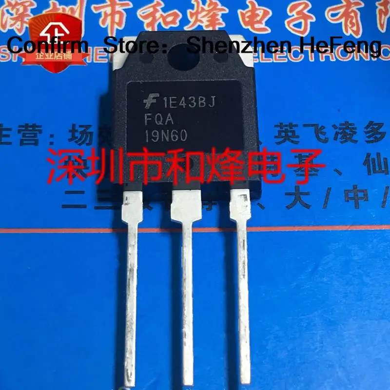 5PCS-10PCS FQA19N60  TO-3P 600V 19A    NEW AND ORIGINAL ON STOCK