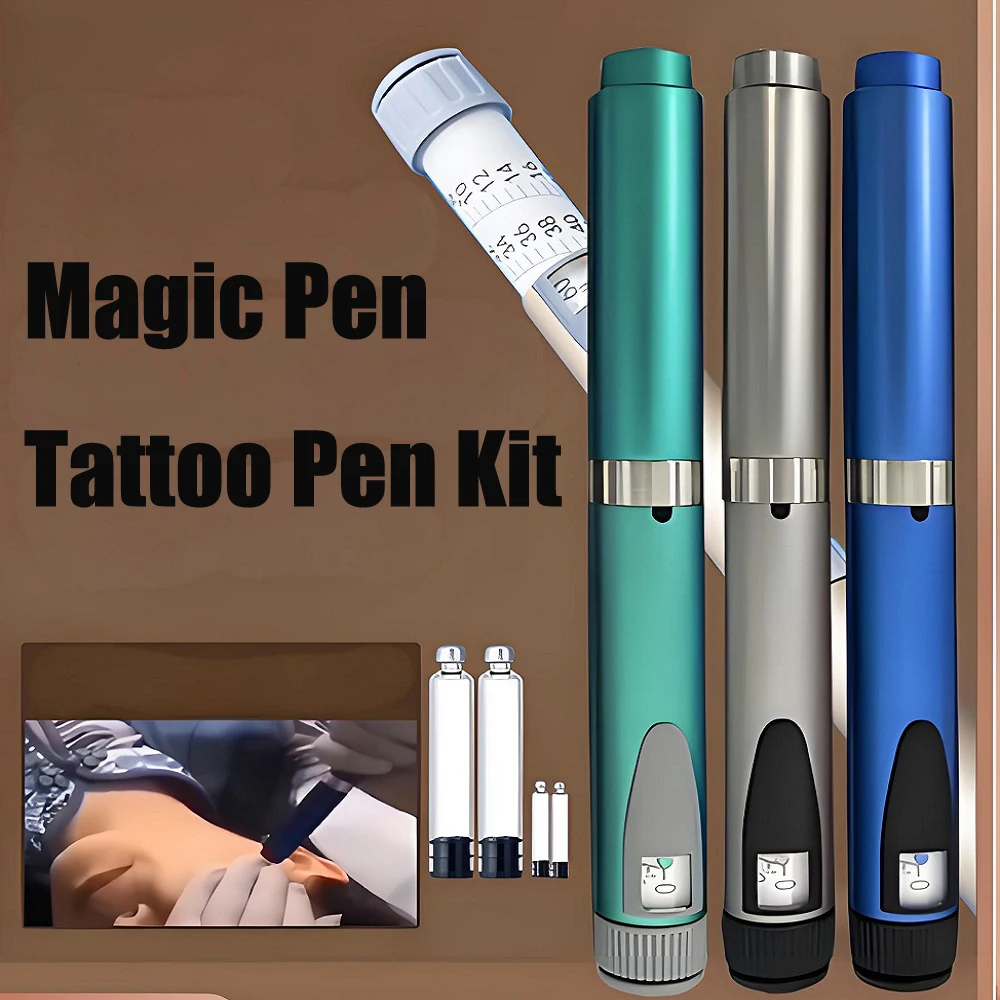 

Волшебная ручка для татуировки, 3 мл, комплект пустых кассетных картриджей для инсулиновой ручки Lilly, медицинская эстетика, индивидуальная упаковка