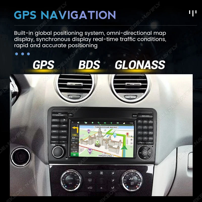 MEKEDE Android Auto Car Radio Multimedia Player For Mercedes Benz ML GL W164 ML350 ML500 GL320 X164 ML320 GL350 Carplay WIFI BT
