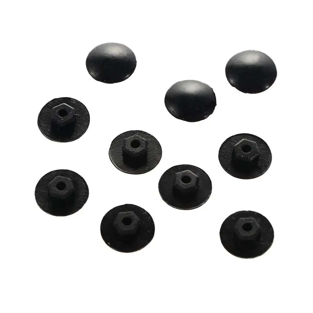 

10 PCs Rubber MTB Bike Dustproof Cycling Stem Top Cover Bicycle Headset Cap M6 Screw Bike Bolts Parts