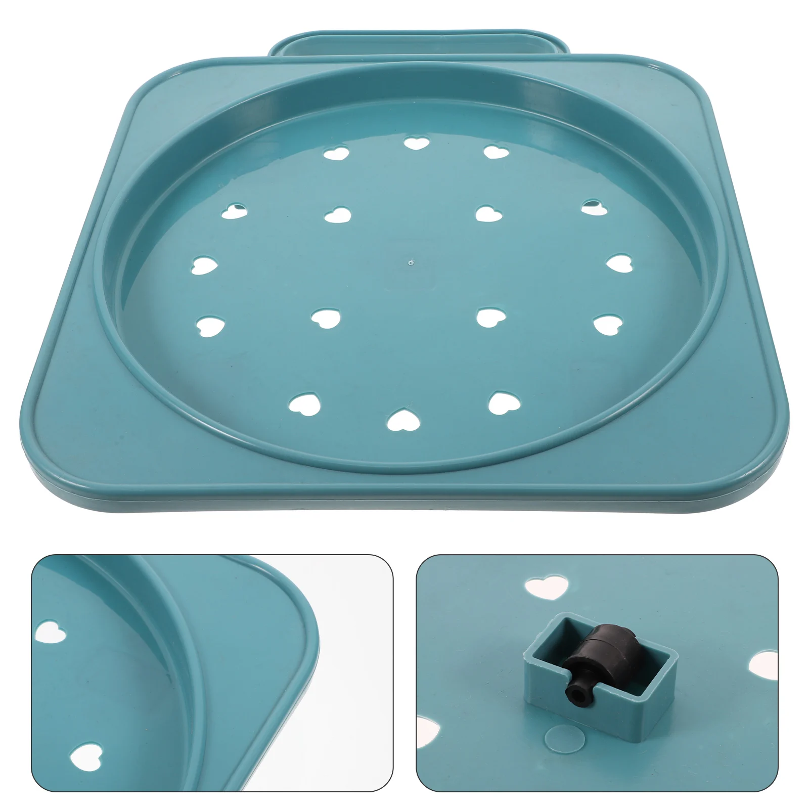 

Gas Cylinder Holder Stand with Wheels ABS Propane Tank Fixed Shelf Storage Tray Transport Dolly for Kitchen Gas