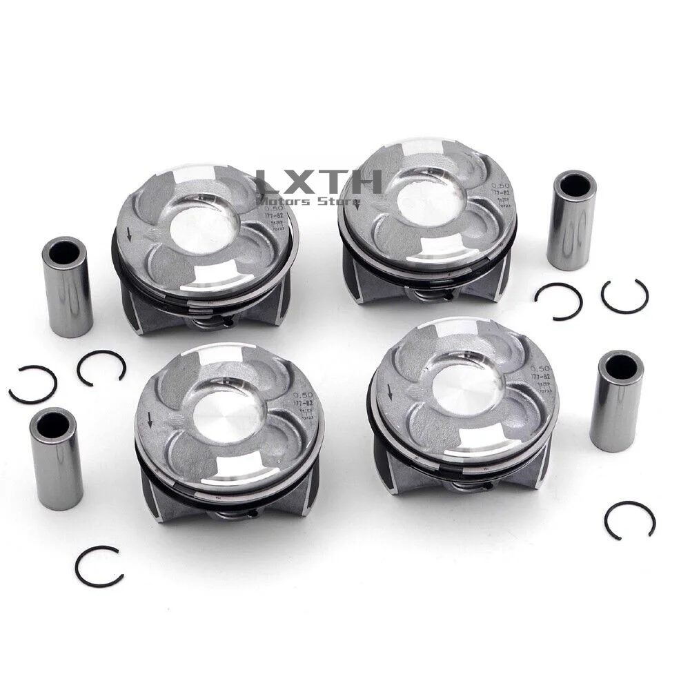 Pistons & Rings Set OS 0.5 A11257601181 A11257601077 A11257584117 For BMW Mini 118i Cooper S F20 F30 R56 N13 N18 1.6T