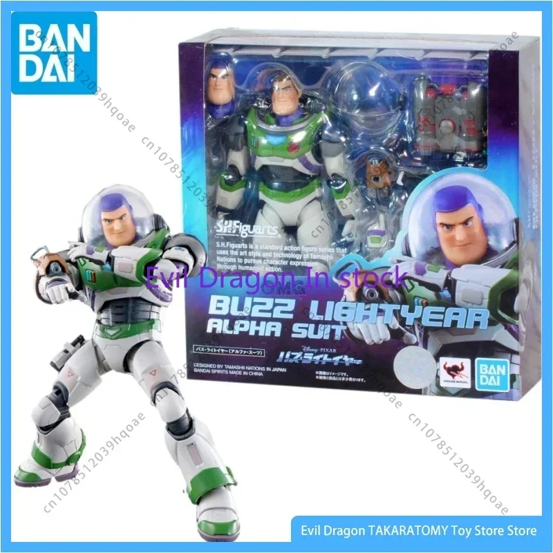 

In Stock Bandai Shfiguarts Original Buzz Lightyear Alpha Set Toy Story Collectible Model Action Figure Anime Christmas Gift Toy