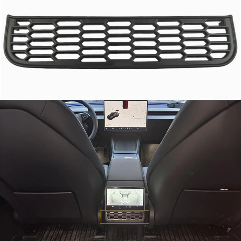 Air Conditioning Cover for New Tesla Model 3 Highland 2024 Rear Air Outlet Vent Protective Cover Outlet Filter Cover Accessories