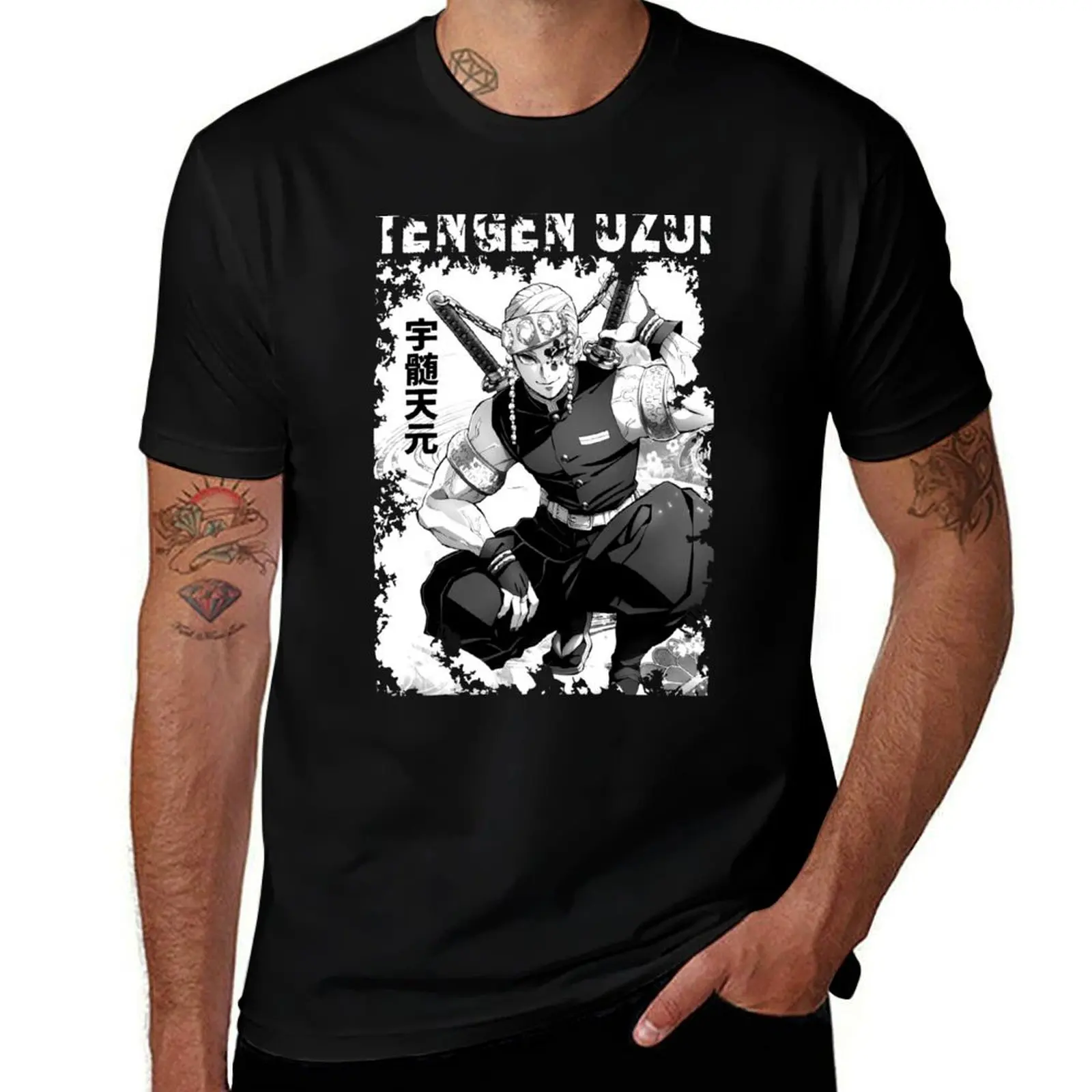 

Uzui tengen T-Shirt t shirt men 100% cotton luxury brand printed t shirts for man T-Shirt
