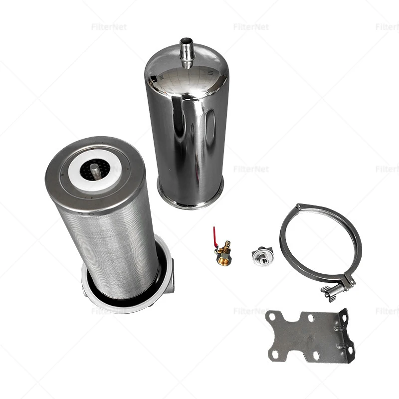Stainless Steel Filter Housing for Filter Cartridge, Water Filter Housing for Whole House Water Purification of Stainless Steel