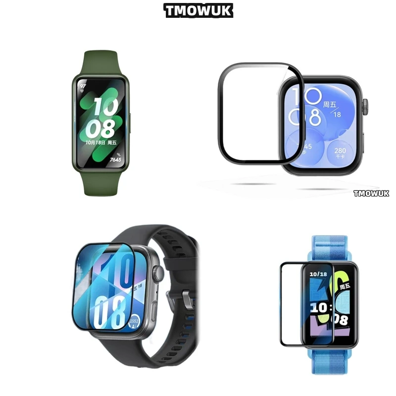 

For Huawei Band 6 7 8 9 10 B6 B7 Watch D2 Fit 3 4 Pro SE, High Definition Soft Screen Guard.