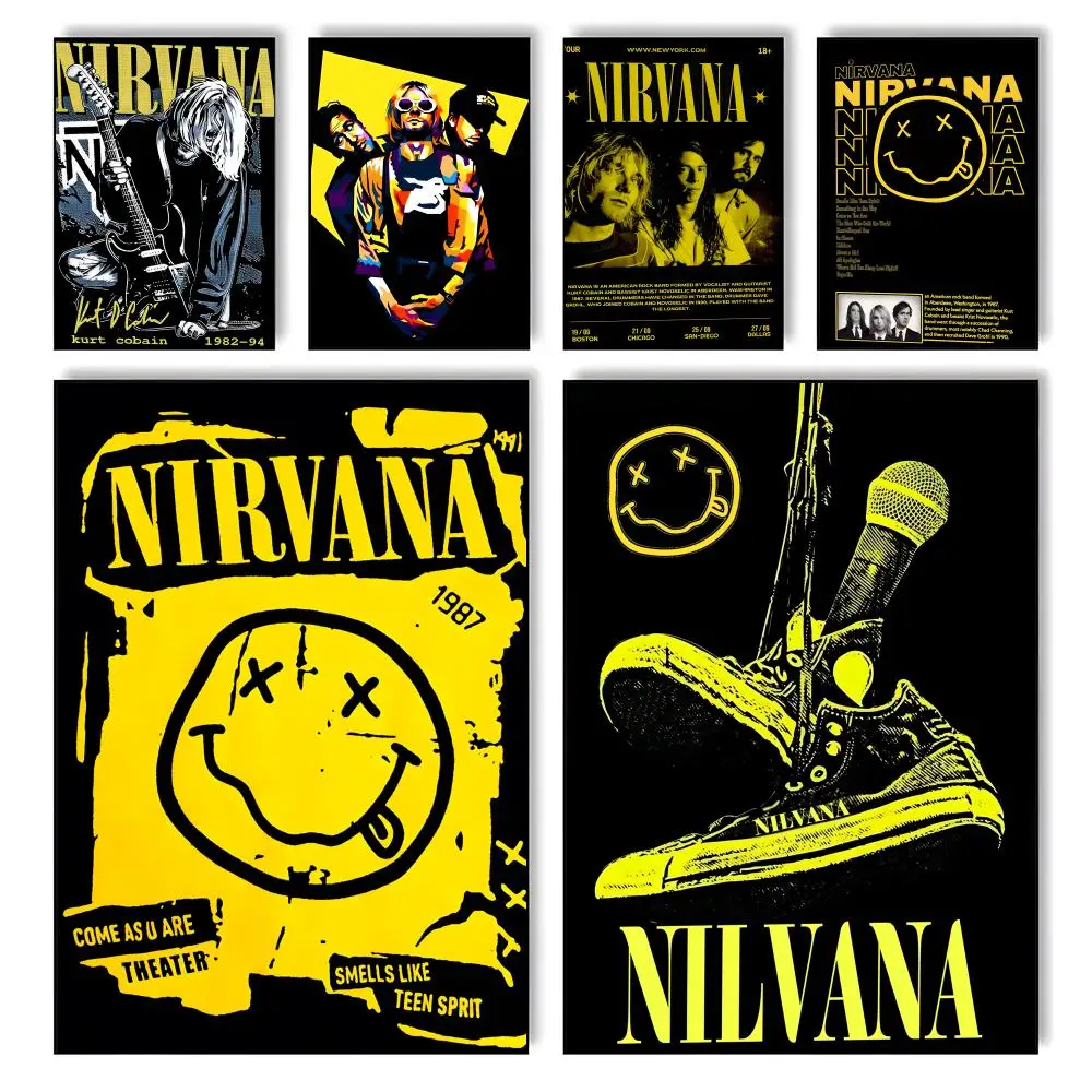 Poster High-definition posters, wall art for living room and home decor. Modern home and office decoration. N-Nirvana