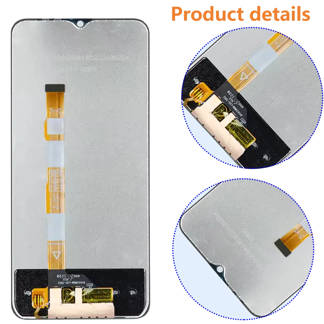 Mobile Phone LCD Display For Vivo Y16 Full With Frame V2204 V2214 Touch Screen Digitizer Replacement Repair Parts