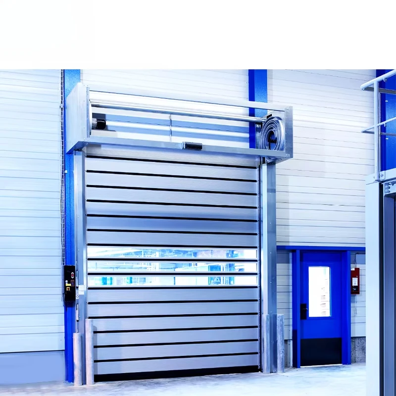 Roller Shutter Aluminum Fast Rolling Simple Hard Fast Door For Warehouse