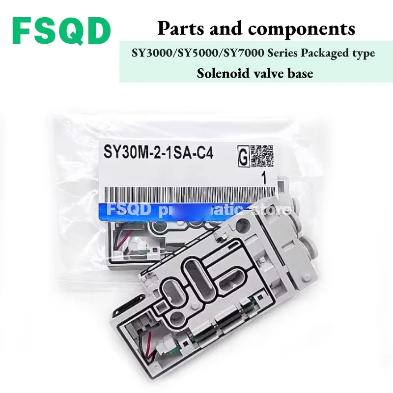 

SY30M-2-1SA 2SA 1DA 2DA C4 C6 SY50M-2-1SA 1DA 2SA 2DA-C4 C6 C8 FSQD type Container Type Module Solenoid Valve Base SY30M SY50M