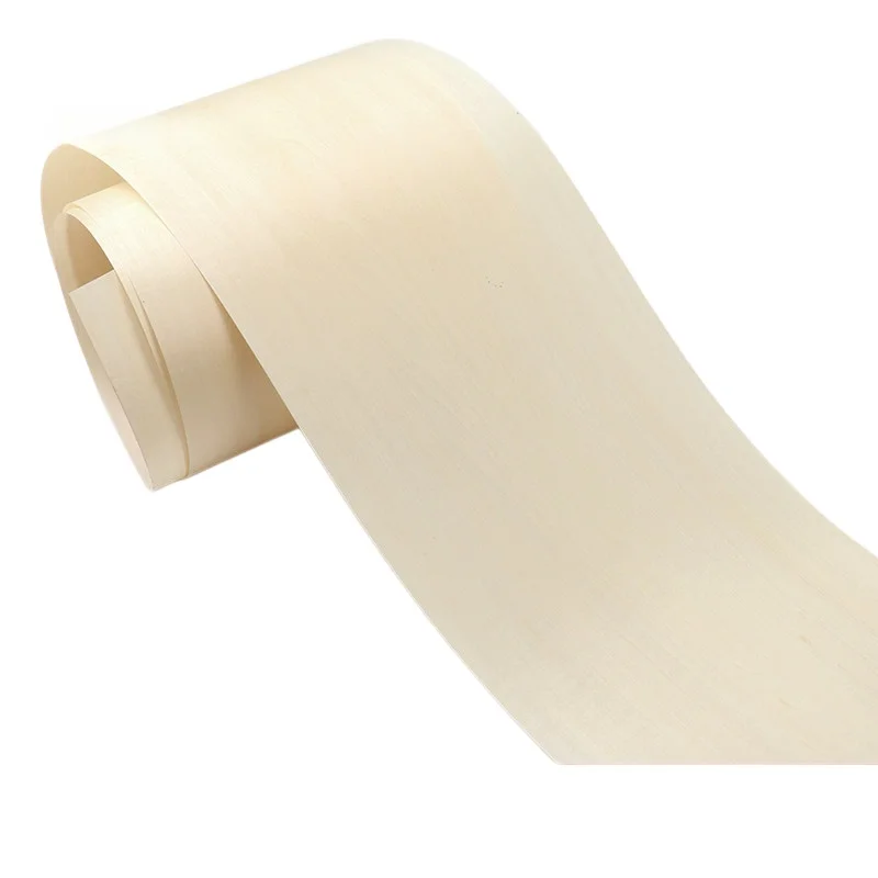 Natural Basswood Figured Veneer, 0.25mm, 250x23cm, For Hotel Lobby Wall Decoration & Piano Soundboard.