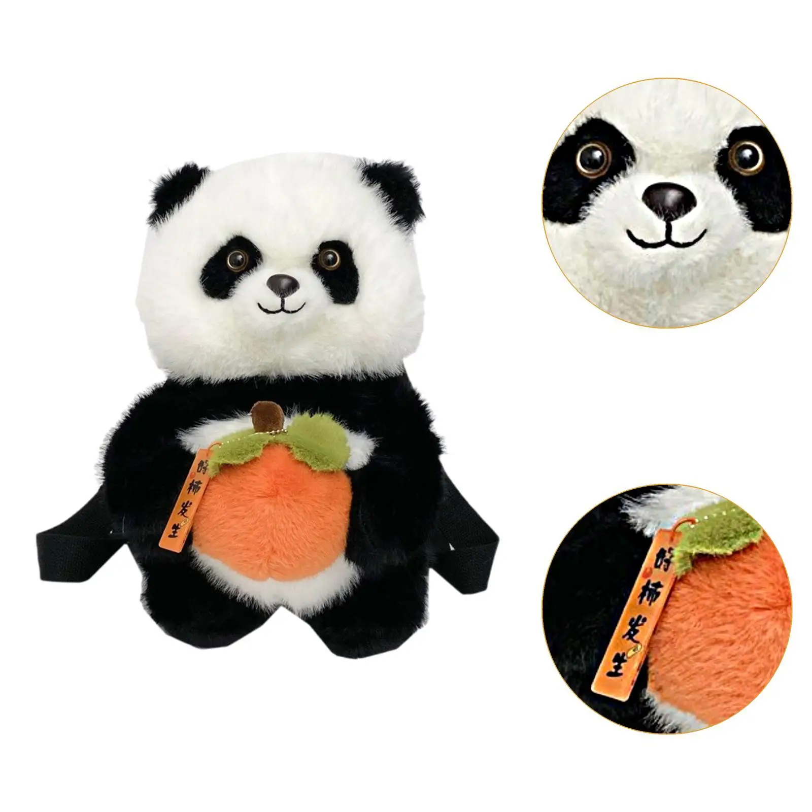 Panda de pelúcia mochila moda saco de pelúcia bonito panda boneca mochila animal de pelúcia para