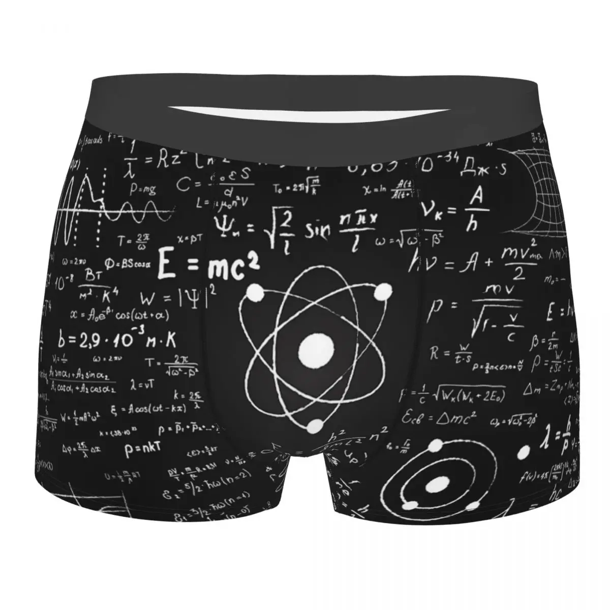 

Harajuku Geek Math Teacher Men's Boxer Briefs Boxer Briefs Highly Breathable Underwear Top Quality Print Shorts Gift Idea