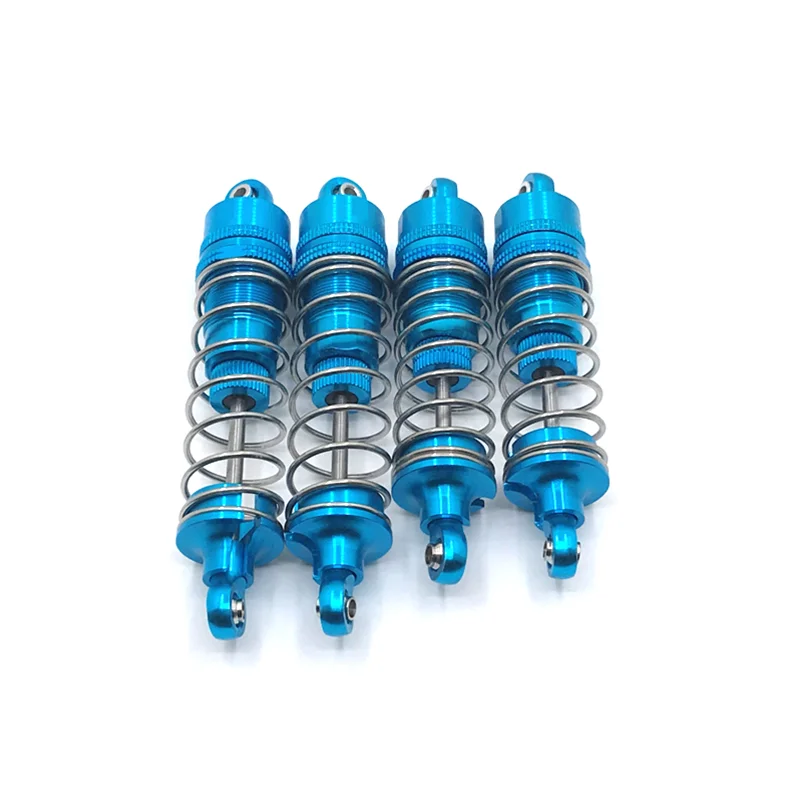 Metal Upgrade regulowane przednie i tylne amortyzatory hydrauliczne do WLtoys 1/10 104001 104002 czฤลci do zdalnie sterowanego samochodu