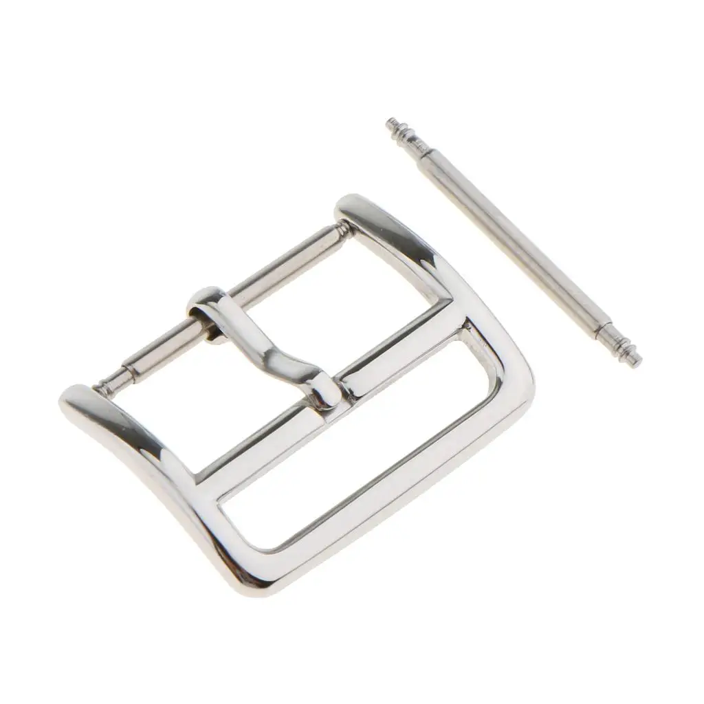 Screw-in Pin Buckle Stainless Steel Watch Buckle for Jewelry Assembly Jewelry Supplies