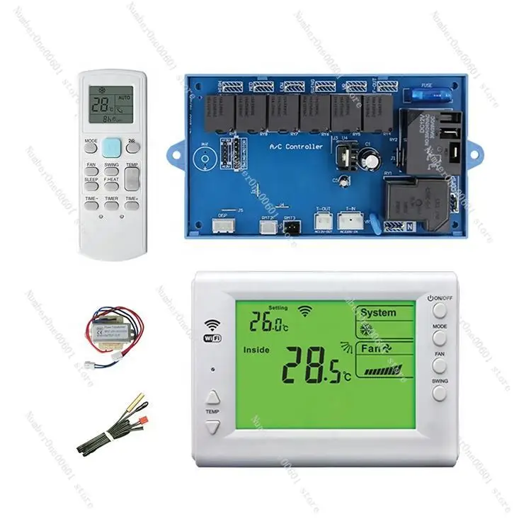 

Qunda QD68WI+ Cabinet Universal AC PCB Control Board System for Air Conditioner Parts with WIFI Fuction