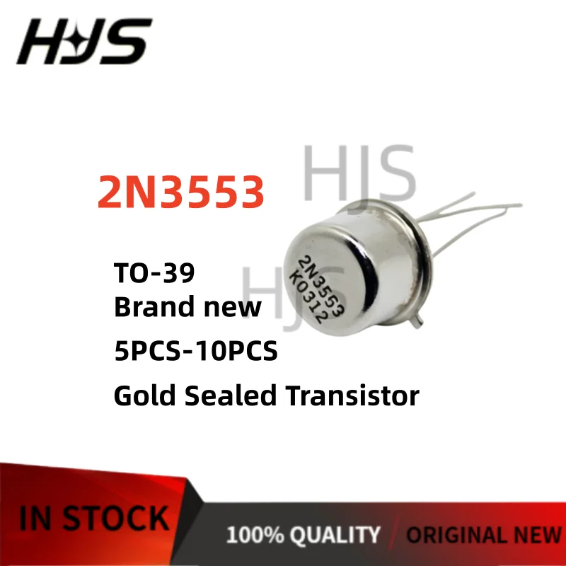5PCS-10PCS 2N3553 3553 TO-39 MOT Gold Sealed Transistor 100% New and quality