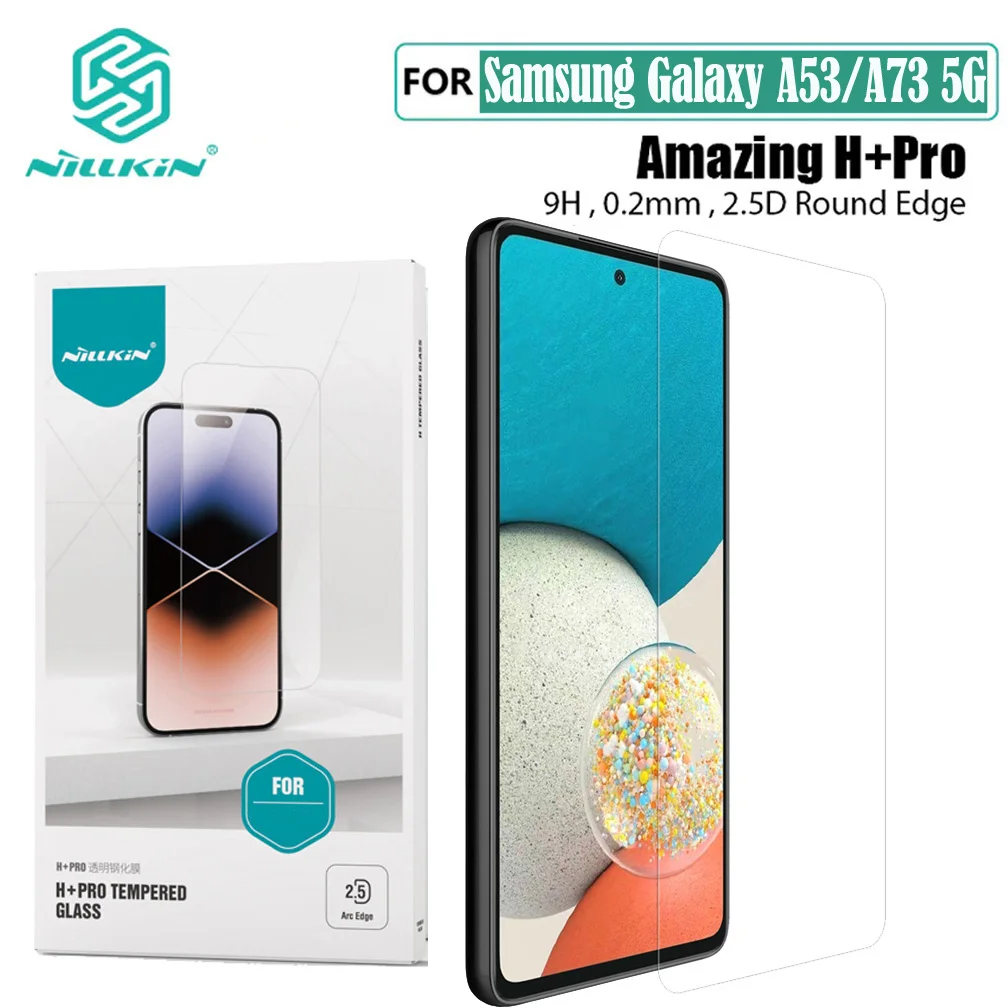 For Samsung Galaxy A53 A73 A33 A23 A13 5G 4G Tempered Glass Screen Protector Nillkin H+PRO 2.5D 0.2mm Anti-Explosion Glass Film