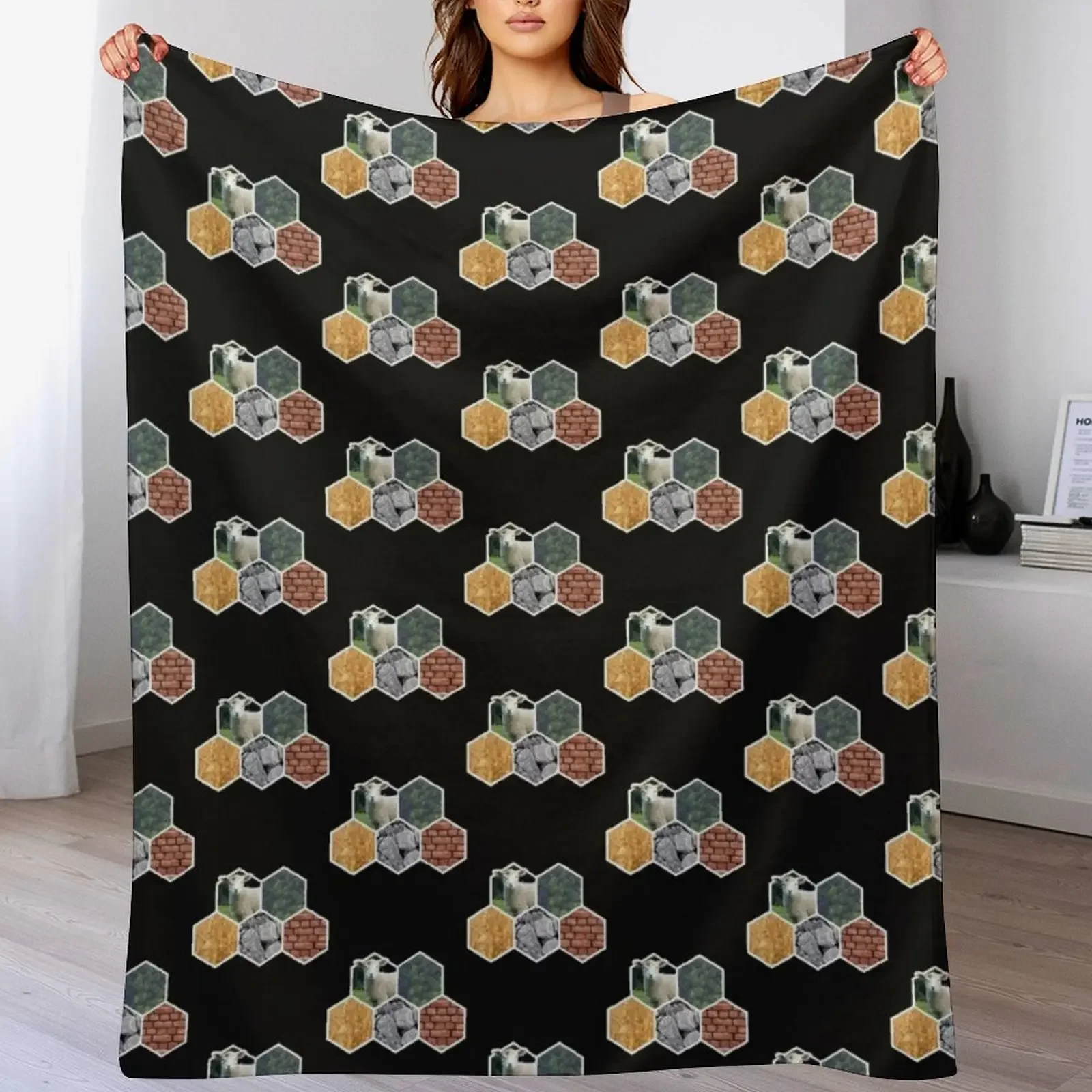 Settlers Resources Throw Blanket No Pilling Soft Warm Blanket for Bed