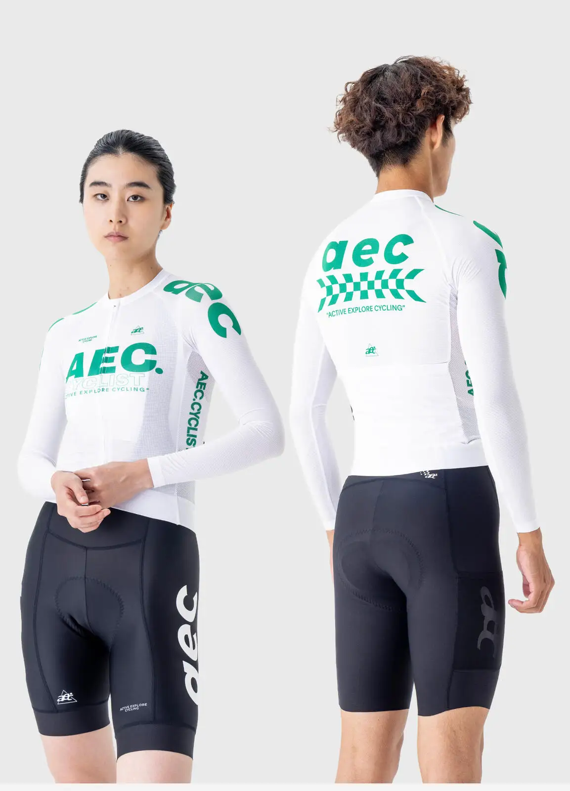 AEC Damen Langarm-Radtrikot Schnelltrocknend Herren Kurzarm-Fahrradoberteil Sommer Atmungsaktive MTB-Bekleidung FengChi Serie – Detail 20