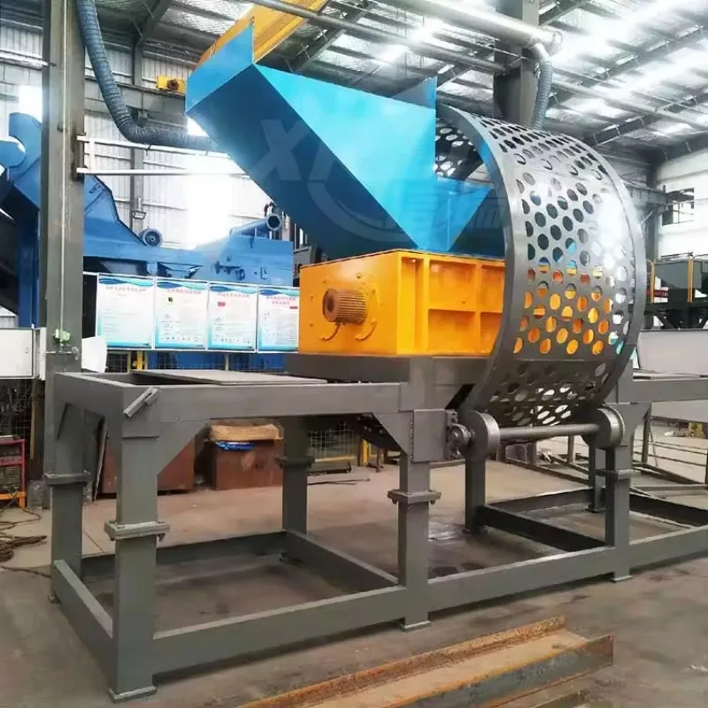 Full Automatic  Waste Tire Shredder  Scrap Car Tire Shredder Machine Tyre Shredding Machines for Sale