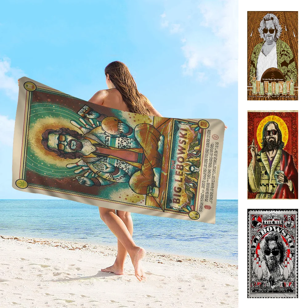 Big Lebowski Microfiber Blanket Quick Drying Beach Towels Oversized Printing Super Absorbent Pool Towel Blanket