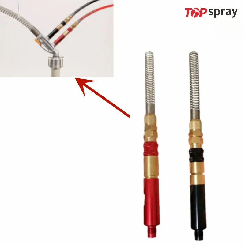 Topspray Check Valve Quick Connector Forinjector Opti Flow Ge ma Powder  IG06 IG07