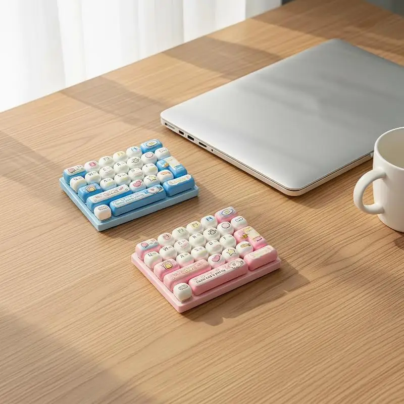 26 Key Decompression Mechanical Keyboard Cute Creative Fidget Toy Ideal for Office Fishing Time Killing