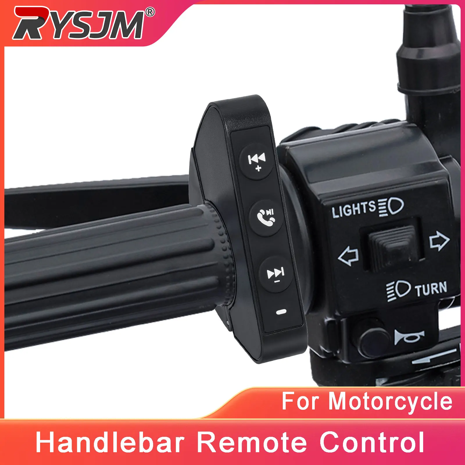 

Motorcycle Handlebar Media Controller Bluetooth-Compatible Wireless Media Smart Phone Android Handlebar Media Controller