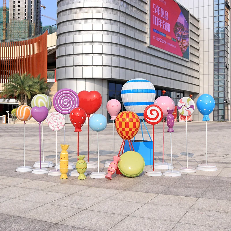 best selling big macaron sculpture exquisite decor props waterproof for outdoor in amusement park festival celebration