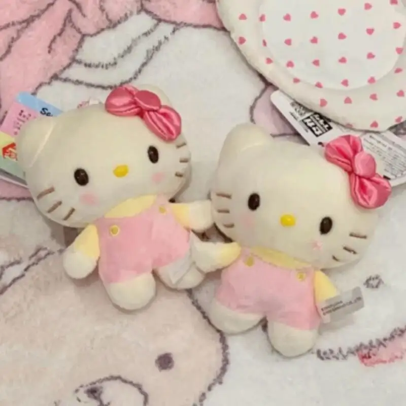9 سنتيمتر لطيف الكرتون Kawaii مرحبا كيتي أفخم دمية المفاتيح حقيبة قلادة لعبة هدية