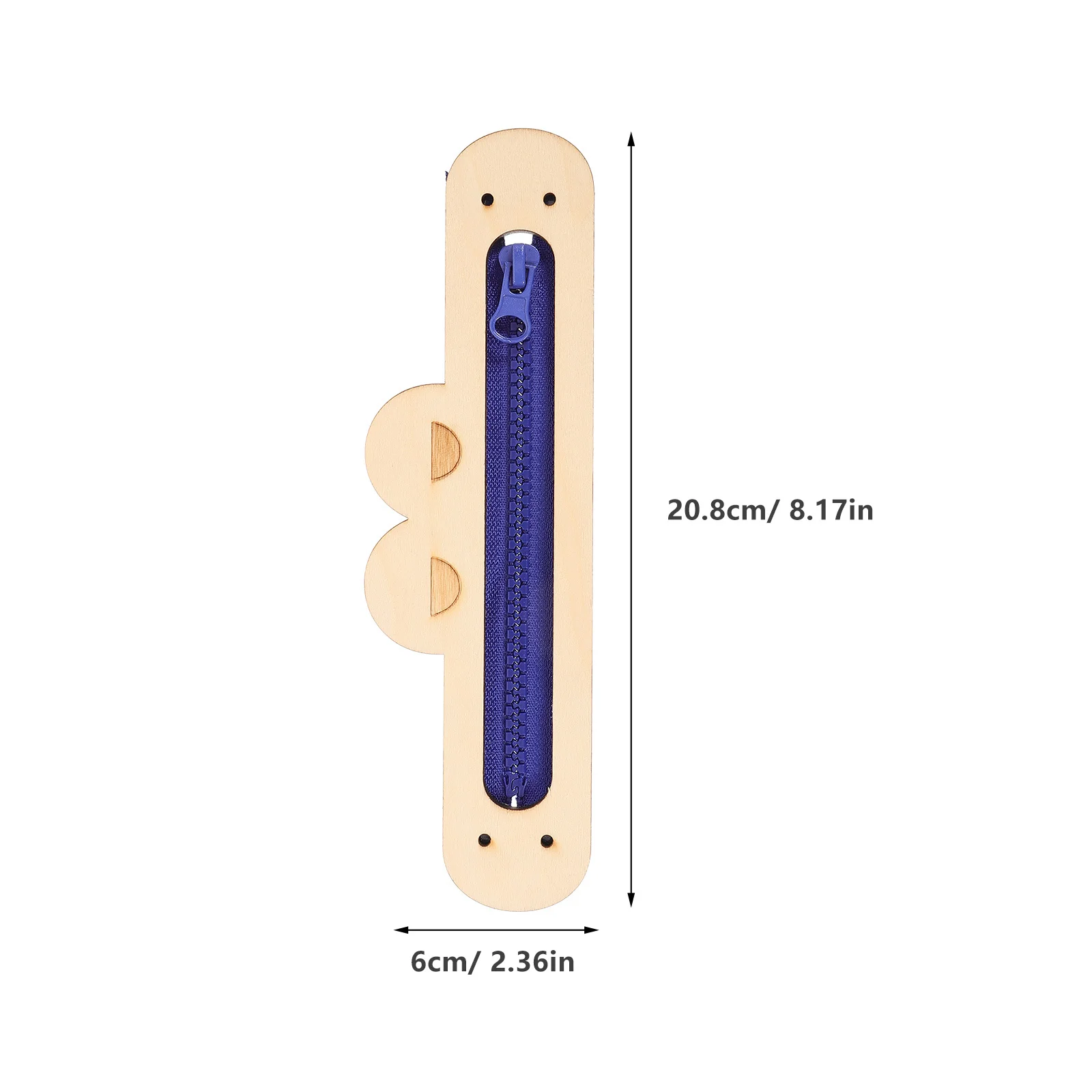 Wooden Busy Board Cartoon Frog Zipper Interactive Educational Activity Board Enhancing Parent-Child Bond Busy Boards
