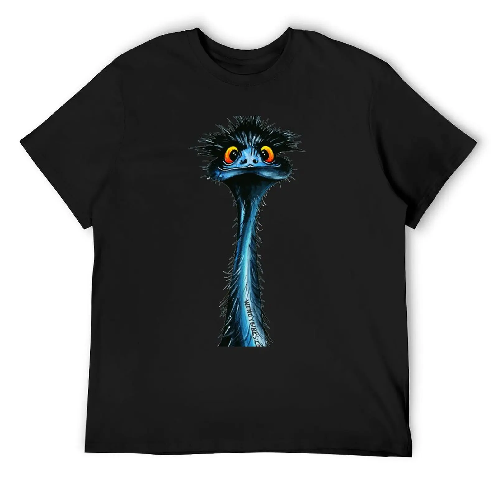 stunned emu T-Shirt graphic t shirt vintage cute clothes mens cotton t shirts