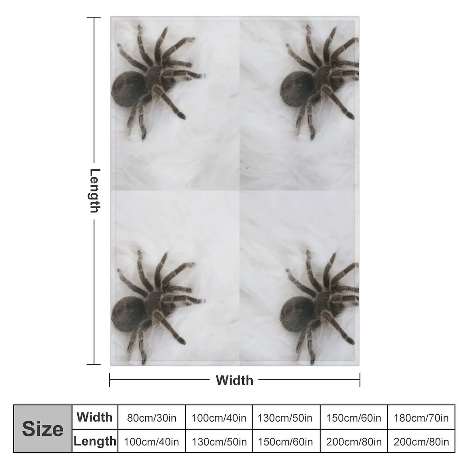 Tarantula on Fur Throw Blanket Soft Beds christmas gifts Soft Softest Blankets