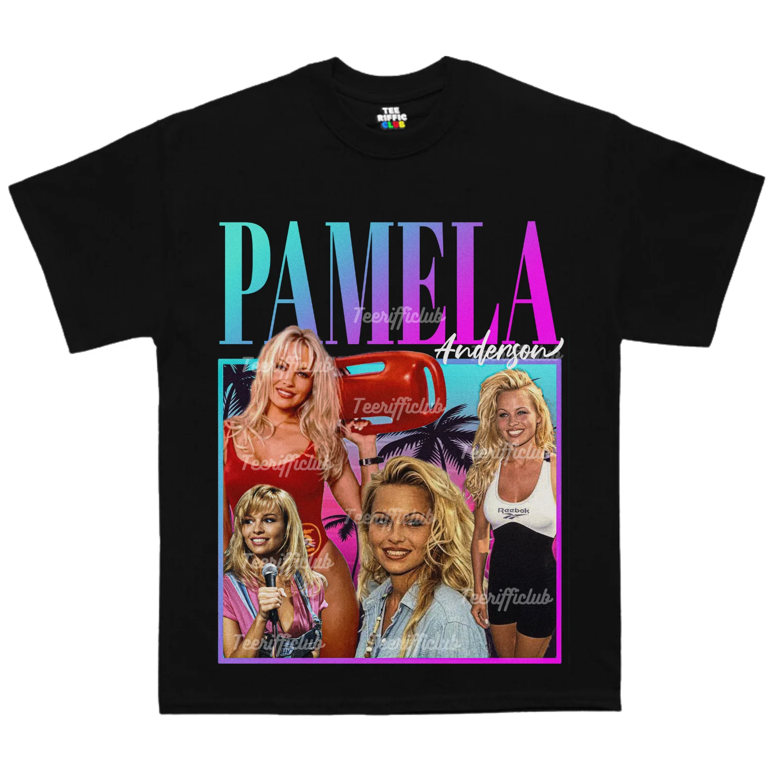 Pamela Anderson T-Shirt, Baywatch Hawaii, Vintage Retro T-Shirt y2k