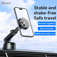 Yesido C266 car phone holder Magesafe magnetic bracket car center console phone support bracket Wheel style