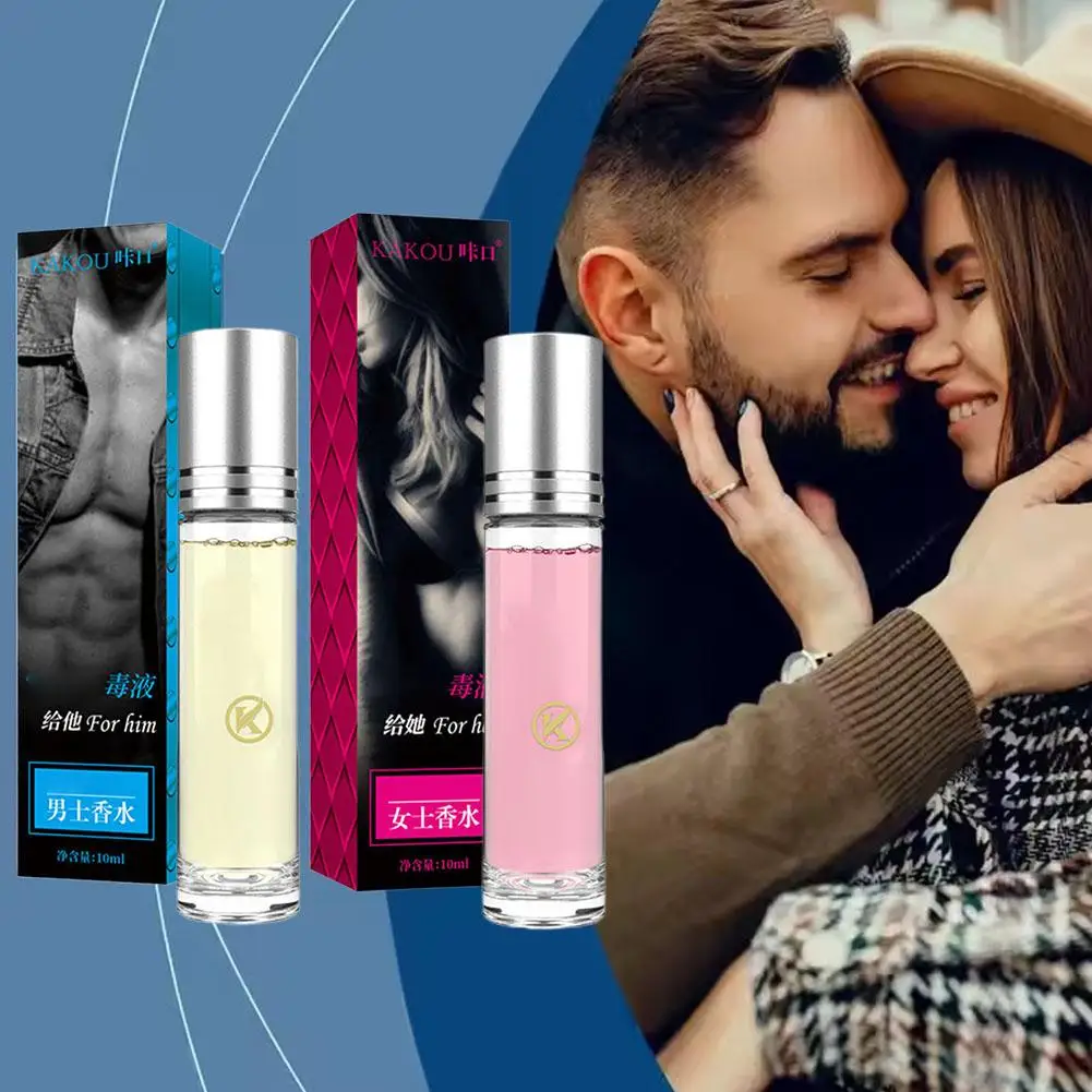 Perfume erótico de pareja íntima, fragancia de feromonas, Perfume de coqueteo estimulante para hombres y mujeres, Juguetes sexuales eróticos duraderos, 10ml