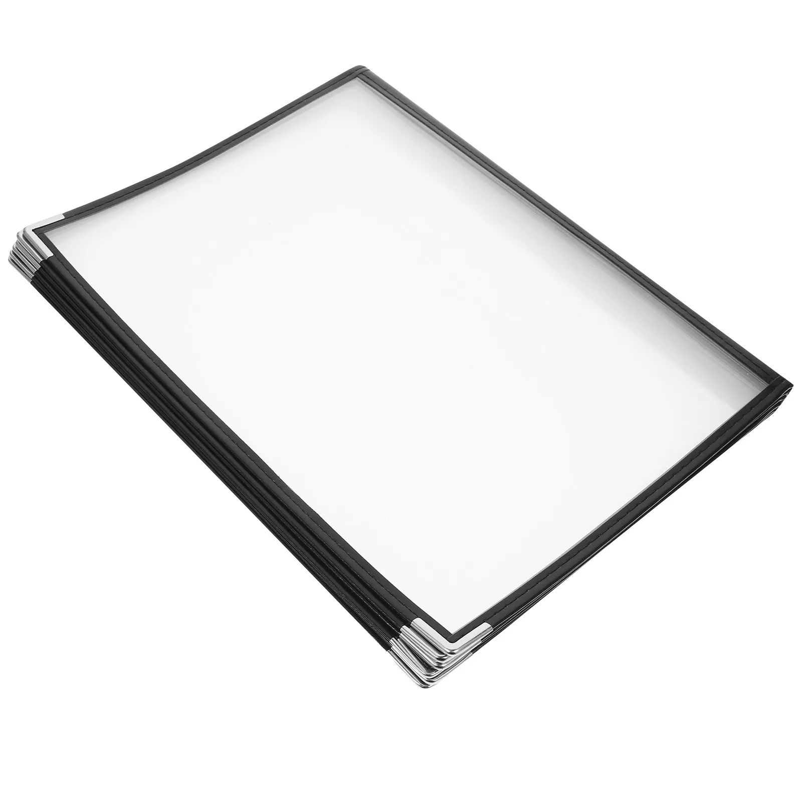 

Restaurant Menu Cover Holder Modern Style Multifunctional for Drinks Wine List Cafe Bar Hotel Commercial Menu Book