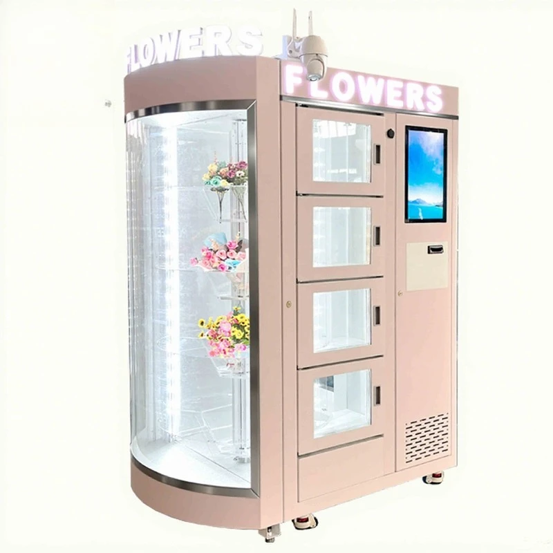 Customized Smart Fresh Flower Vending Machine - Refrigerator Equipped with Remote Inventory Tracking