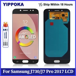 Super Amoled J730FN/DS LCD For Samsung Galaxy J7 Pro 2017 J730 J730F LCD Display and Touch Screen Digitizer Replacement Parts