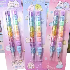 Bear Bonito Do not sharpen mechanical pencil, student writing pen, school and office supplies, stationery, 2pcs per set 8 Main Sales Cute Pencil Sales - №2