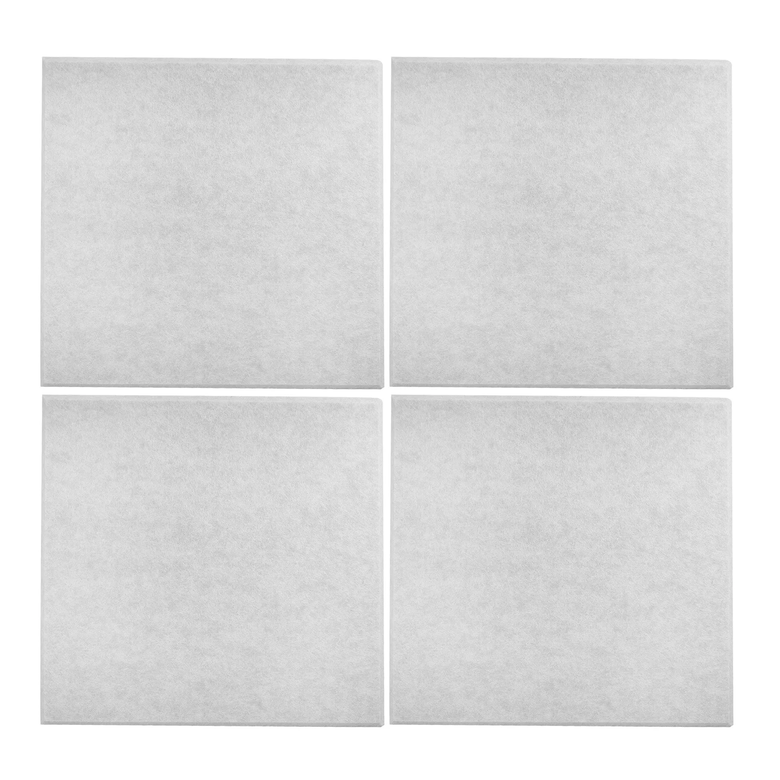 

4Pcs Square Felt Board Self-Adhesive Tiles Decorative Bulletin Board for Desk Wall Refrigerator Smooth Surface