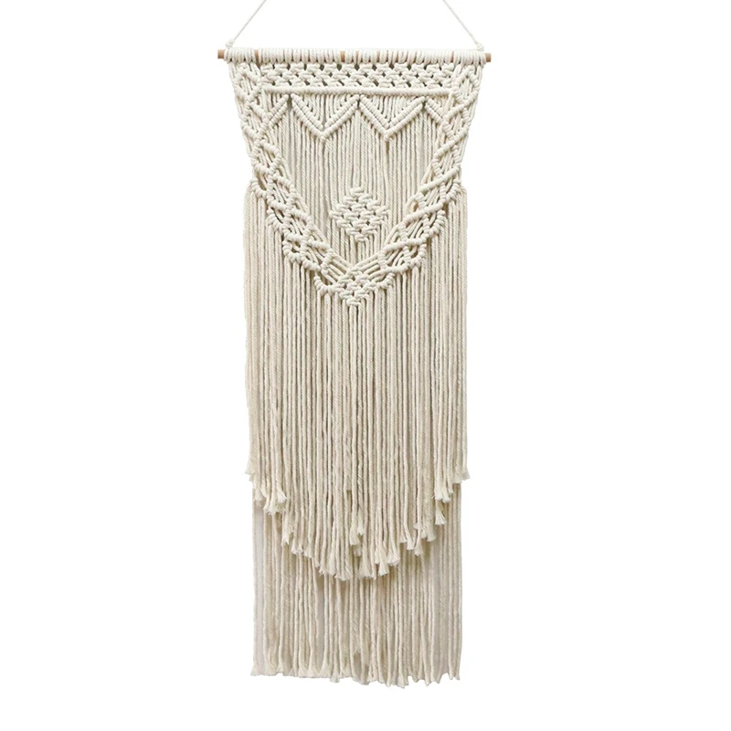 LUDA Macrame Boho Tapestry Wall Hanging Hand-Woven Home Decoration Accessories Nordic Art Tassel Apartment Bedroom Decoration