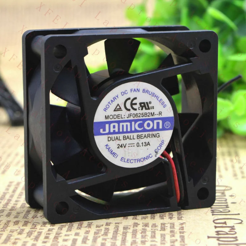 

D 1PC jf0625b2m-r FOR JAMICON Cooling Fan 2pin 12V 0.13A 2.4W 60*60*25mm New
