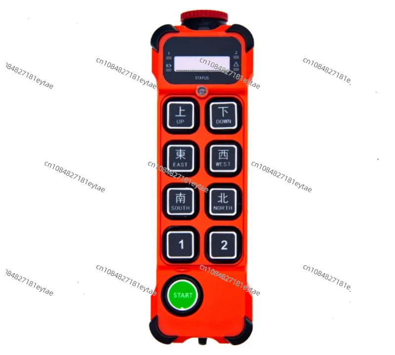 Industrial Wireless Crane Remote Controller, Radio Remote Control for Overhead Bridge Hoist Lifting Equipment